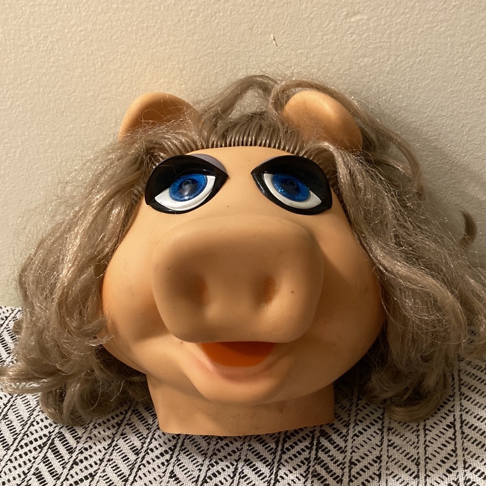 Vintage Miss Piggy puppet head. 1970s - Picture 7 of 8